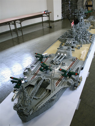 Illustration for article titled Lego Battleship Yamato Is Biggest Lego Ship Ever